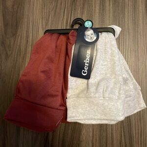 Gerber Kids Casual Bottoms - Copper and Gray size 6/9M